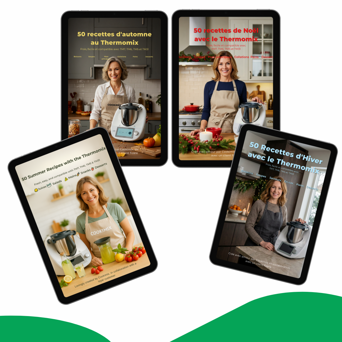 4 eBooks GRATIS - 200 Thermomix-Rezepte